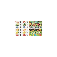Магнитные закладки для книг BRAUBERG FRUITS набор 12 шт, 60x20 мм 113173