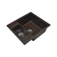 Кухонная мойка из искусственного гранита WISENT Кофе (570x500мм) MWQ580-27/341-11-24