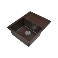 Кухонная мойка из искусственного гранита WISENT Кофе MW650-27/WGER013
