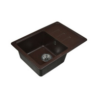 Кухонная мойка из искусственного гранита WISENT Антрацит MW620-26/WGER013