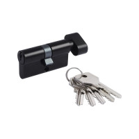 Цилиндровый механизм с вертушкой НОРА-М ECO Z ЛВ-60 30-30 черный 18571