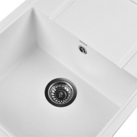 Кухонная мойка из искусственного гранита WISENT Вайт MW650-28/WGER013