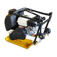 Виброплита TeaM С-60 с баком для воды, коврик, колеса ВП60БНКК