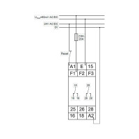 Реле контроля напряжения TELE G2UM10VL20 24-240V AC/DC 2390307