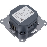 Светорегулятор Systeme Electric GLOSSA (диммер) повор-нажим, LED, RC, 400Вт, механизм, БЕЛЫЙ GSL000123