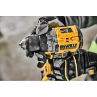 Бесщеточная дрель-шуруповерт DEWALT 2 скорости, 1 АКБ 18 В XR Li-Ion DCD800E1T-QW