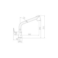Смеситель для кухни RavSlezak COLORADO CO111.5CMAT