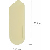 Одноразовые тапочки-вьетнамки ЧИСТОВЬЕ белые, 25 пар, 43 размер 631064