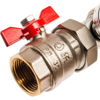 Распределительный коллектор из латуни без расходомеров 12 вых. STOUT SMB 0468 000012