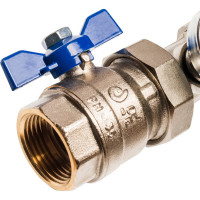 Распределительный коллектор из латуни без расходомеров 12 вых. STOUT SMB 0468 000012