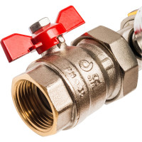 Распределительный коллектор из латуни с расходомерами 9 вых. STOUT SMB 0473 000009