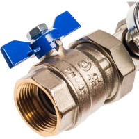 Распределительный коллектор из латуни с расходомерами 9 вых. STOUT SMB 0473 000009