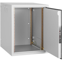 Настенный антивандальный шкаф TLK 19, 15U, серый TWS-156054-M-GY