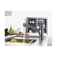 Смеситель для кухни с вытяжным изливом HANSGROHE 32841000 Talis S 00000008393