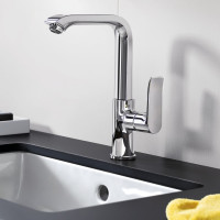 Смеситель для раковины HANSGROHE 31087000 Metris, поворотный излив 00000008161