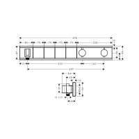 Термостатический смеситель для душа HANSGROHE 15357000 RainSelect 00000057537