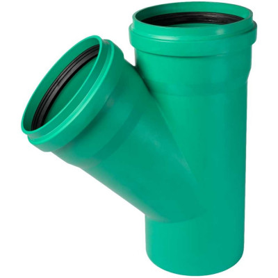 Тройник ливневой канализации Ostendorf  315/315, 45 градусов 772880