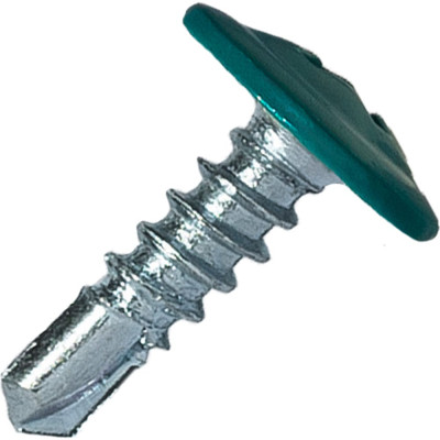 Саморез c пресс-шайбой HARDWEX ТМ HWX2-T-P5-4.2x13 мм, RAL 5021, 1000 шт. 3000000000250