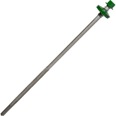 Саморез для сэндвич-панелей HARDWEX ТМ HWX16-P20-6.3/5.5x190 мм, св.№6, RUSPERT, RAL 6002, 50 шт. 5190002408876