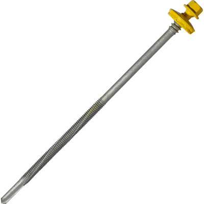 Саморез для сэндвич-панелей HARDWEX ТМ HWX16-P20-6.3/5.5x190 мм, св.№6, RUSPERT, RAL 1018, 50 шт. 5190002408760