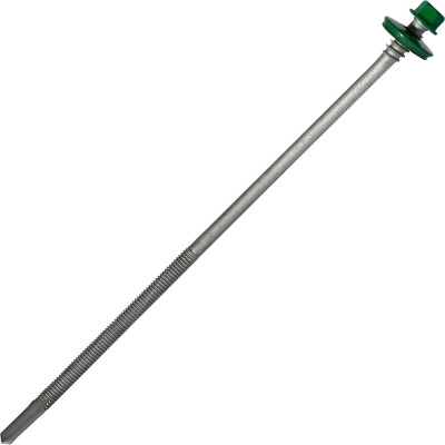 Саморез для сэндвич-панелей HARDWEX ТМ HWX16-P20-6.3/5.5x190 мм, св.№6, RUSPERT, RAL 6029, 50 шт. 5190002408890