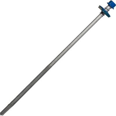 Саморез для сэндвич-панелей HARDWEX ТМ HWX16-P20-6.3/5.5x190 мм, св.№6, RUSPERT, RAL 5005, 50 шт. 5190002408845