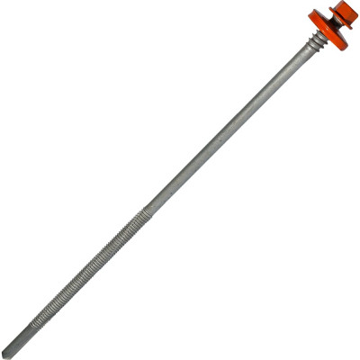 Саморез для сэндвич-панелей HARDWEX ТМ HWX16-P20-6.3/5.5x190 мм, св.№6, RUSPERT, RAL 2004, 50 шт. 5190002408777