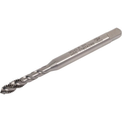 Метчик New Century M5х0.8, Alpha-TAP, DIN371, HSS(M2), со спиральной канавкой, без покрытия T7804286