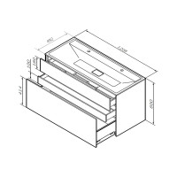 База под раковину AM.PM Inspire V2.0 M50AFHX1203WM