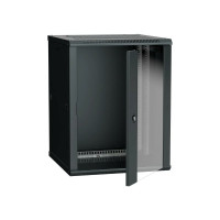 Шкаф ITK LINEA W 15U 600х600 мм дверь стекло RAL 9005 LWR5-15U66-GF