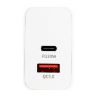 Сетевое зарядное устройство DIGMA DGW3D 3A (PD+QC) универсальное, белый, DGW3D0F110WH, 1 штука в упаковке 1655956