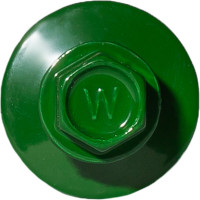 Саморез для сэндвич-панелей HARDWEX ТМ HWX5-P10-6.3/5.5x135 мм, св.№3, RUSPERT, RAL 6002, 100 шт. 5190000240706