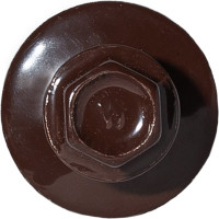 Саморез для сэндвич-панелей HARDWEX ТМ HWX16-P20-6.3/5.5x190 мм, св.№6, RUSPERT, RAL 8017, 50 шт. 5190002408951