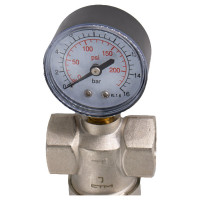 Самоочищающийся фильтр СТМ ТЕРМО с манометром, для горячей и холодной воды 1 CRFSMH01