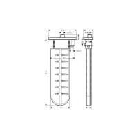 Внешняя часть смесителя для монтажа на край ванны Hansgrohe Rebris e 28010000 00000071861