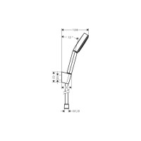 Душевой набор Hansgrohe Pulsify 105 1jet 24301000 00000094547
