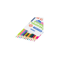 Цветные карандаши Premium Twin Colour мягкие двусторонние BRAUBERG, 24 цвета 4 упаковки по 12 шт 181874