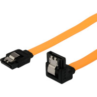 Интерфейсный кабель Cablexpert sata, sata3 7pin/7pin, 30см,мет.защелка,желтый,пакет, CC-SATAM-DATA90-YL-30CM