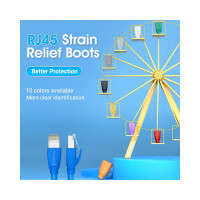 Изолирующие колпачки для разъемов RJ-45 VENTION синий, 50 шт. IODL0-50