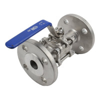 Шаровой кран DN.ru КШФПТ.304.180 Ду80 Ру25 полнопроходной, с рукояткой D160-13276