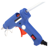 Клеевой малый пистолет Hobby&pro GG-010N (3K-508) 15W премиум (+ клеев.стержни 9,5см d-7,2мм - 2 шт)  7707496