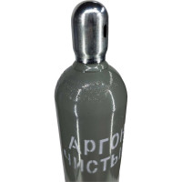 Баллон стальной бесшовный 40 л, 150 атм, серый Газ За Час 4041