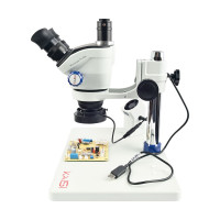 Микроскоп Kaisi TX-350E тринокулярный + подсветка М7761856