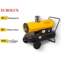 Тепловая дизельная пушка непрямого нагрева Eurolux ТДПН-EU-25000 67/1/54