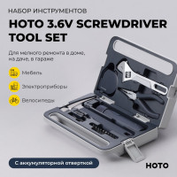 Набор инструментов с аккумуляторной отвёрткой HOTO 3.6V Screwdriver Tool Set HTT0020GL
