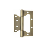 Петля НОРА-М накл. ун. 800-4" FHP-ЕСО AB бронз.покр. без колп. 100х75х2,5 15527