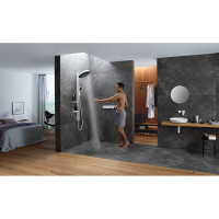 Термостатический смеситель для душа HANSGROHE HG RainSelect внешняя часть 15380000 00000071024