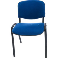 Стул для персонала и посетителей BRABIX Iso CF-005 черный/синий 531974