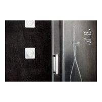 Раздвижная душевая дверь Ravak Matrix MSD4-200 см, белый профиль, прозрачное стекло 0WKK0100Z1