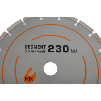 Диск алмазный отрезной по бетону SEGMENT (230х22.23х2.6 мм) Novocraft SEG230222326